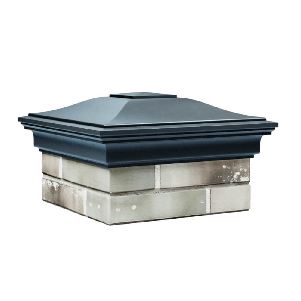 Колпак Zking Монблан Серый на столб 1.5х1.5 еврокирпича 0.7НФ (355х355мм) в Севастополе фото