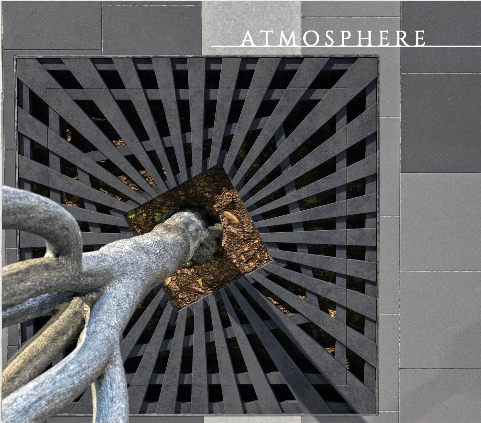 Приствольная решетка для дерева ZKING ATMOSPHERE 1.2х1.2м Черная в Севастополе фото