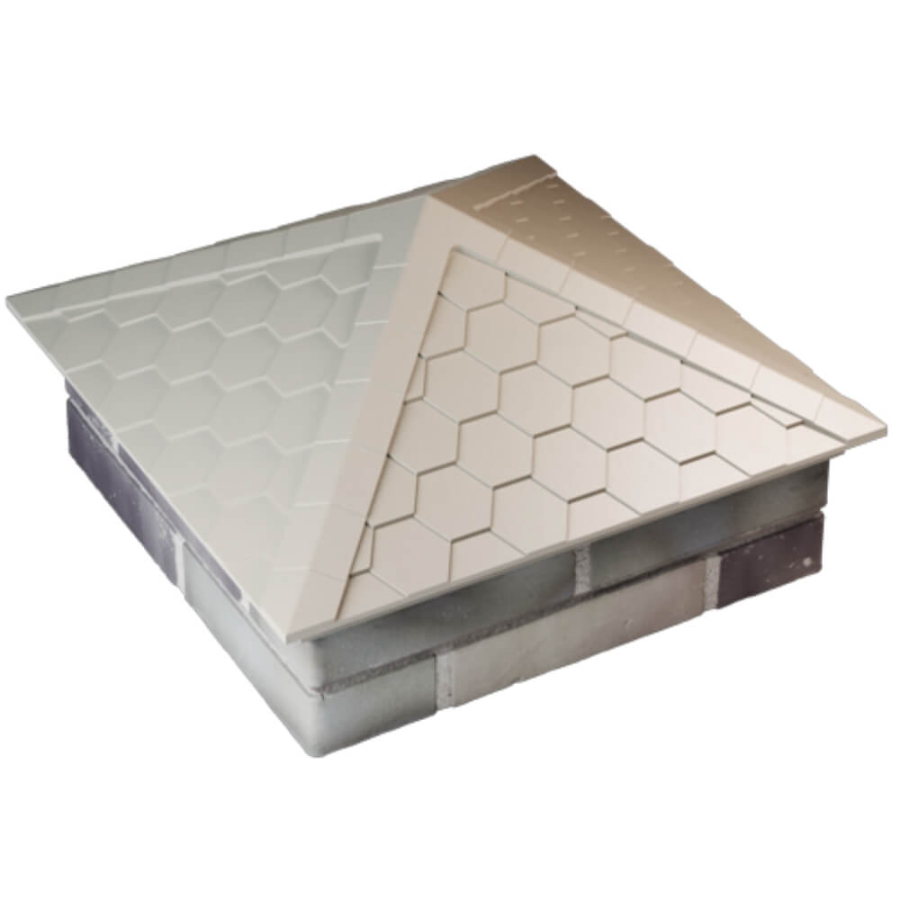 Колпак Zking Эверест Бежевый на столб 2х2 кирпича (535х535мм) Севастополь фото