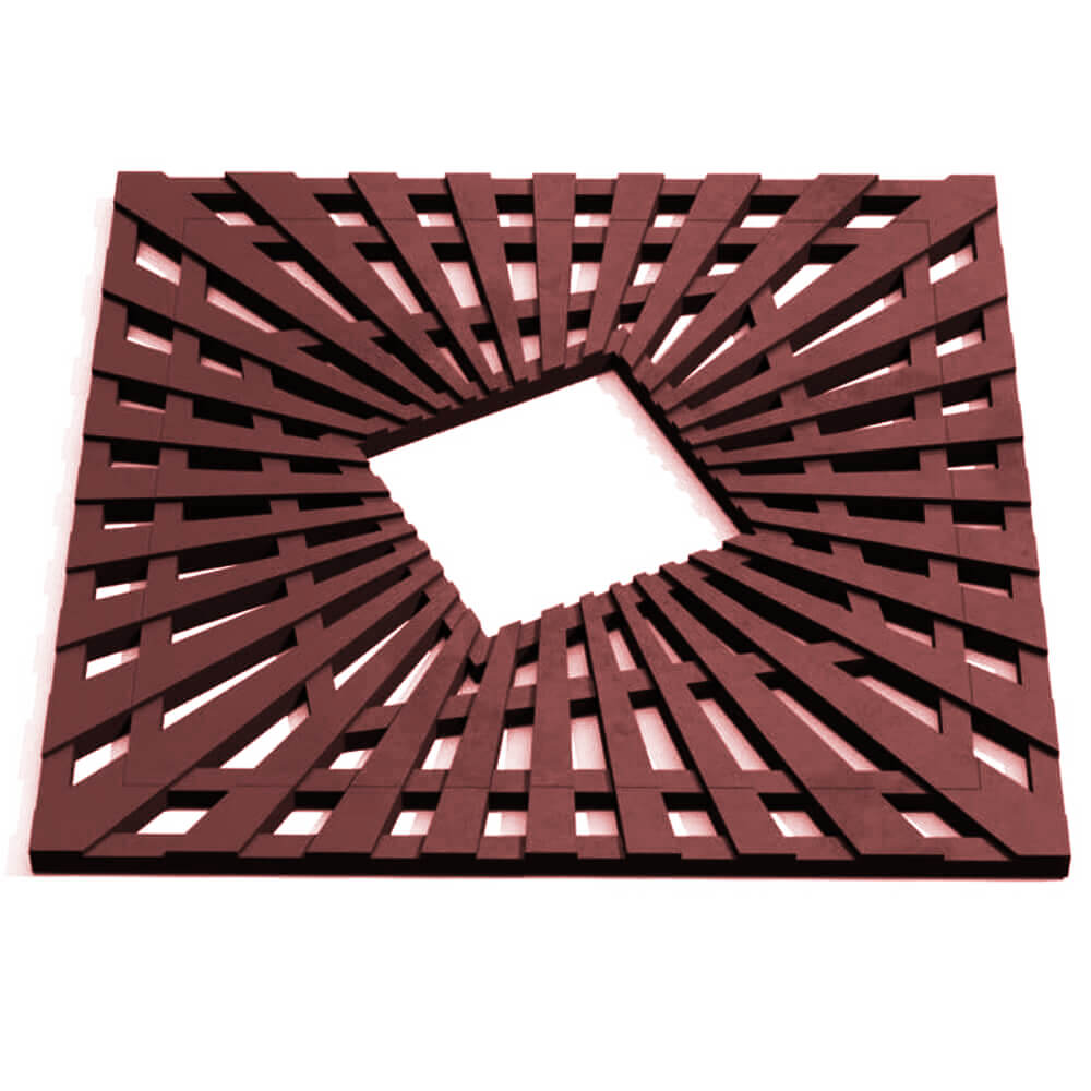 Приствольная решетка для дерева ZKING ATMOSPHERE 1.2х1.2м Коричневая Севастополь фото