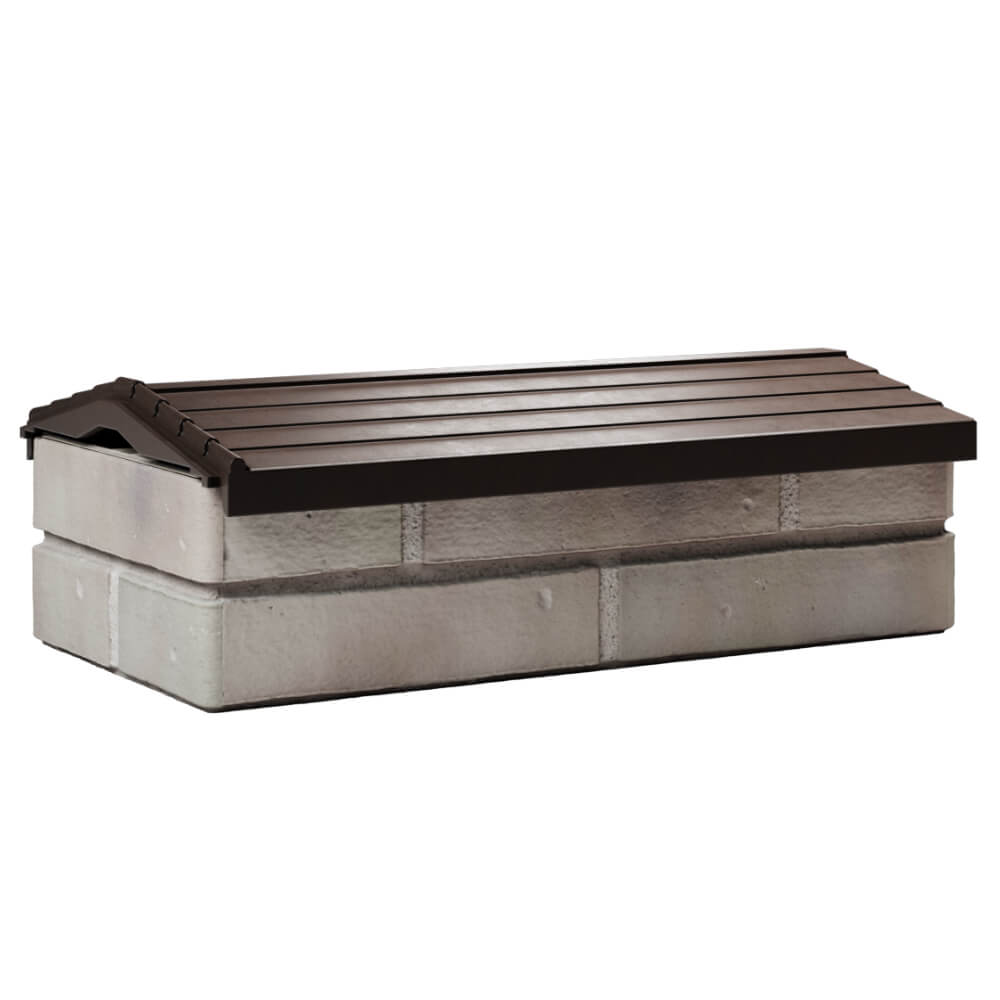 Парапет Zking Бона ХайТек Коричневый с посадкой на 1 кирпич (200/225/255мм) Севастополь фото