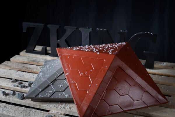 Колпак Zking Эверест Красный на столб 1.5х1.5 кирпича (390х390мм) в Севастополе фото