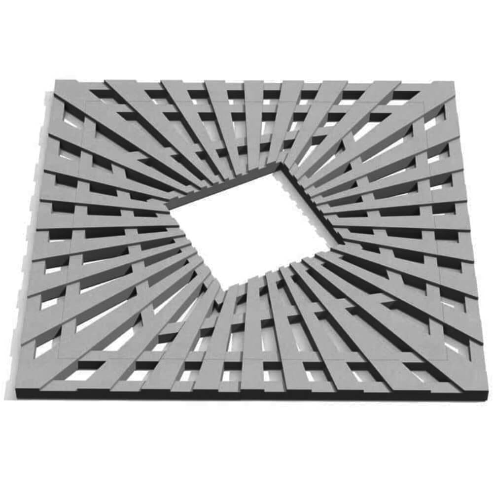 Приствольная решетка для дерева ZKING ATMOSPHERE 1.2х1.2м Серая Севастополь фото