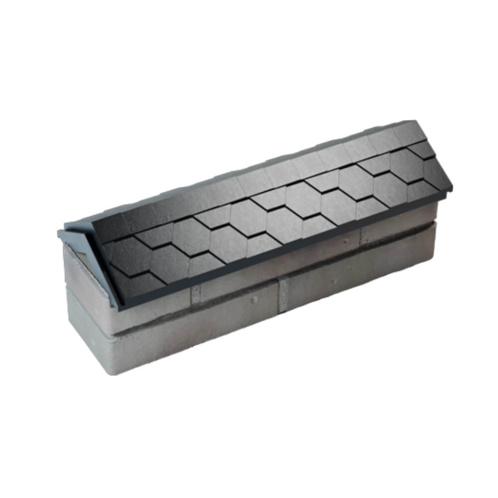 Парапет Zking Эверест Черный с посадкой на 0.5 кирпича (130мм) в Севастополе фото