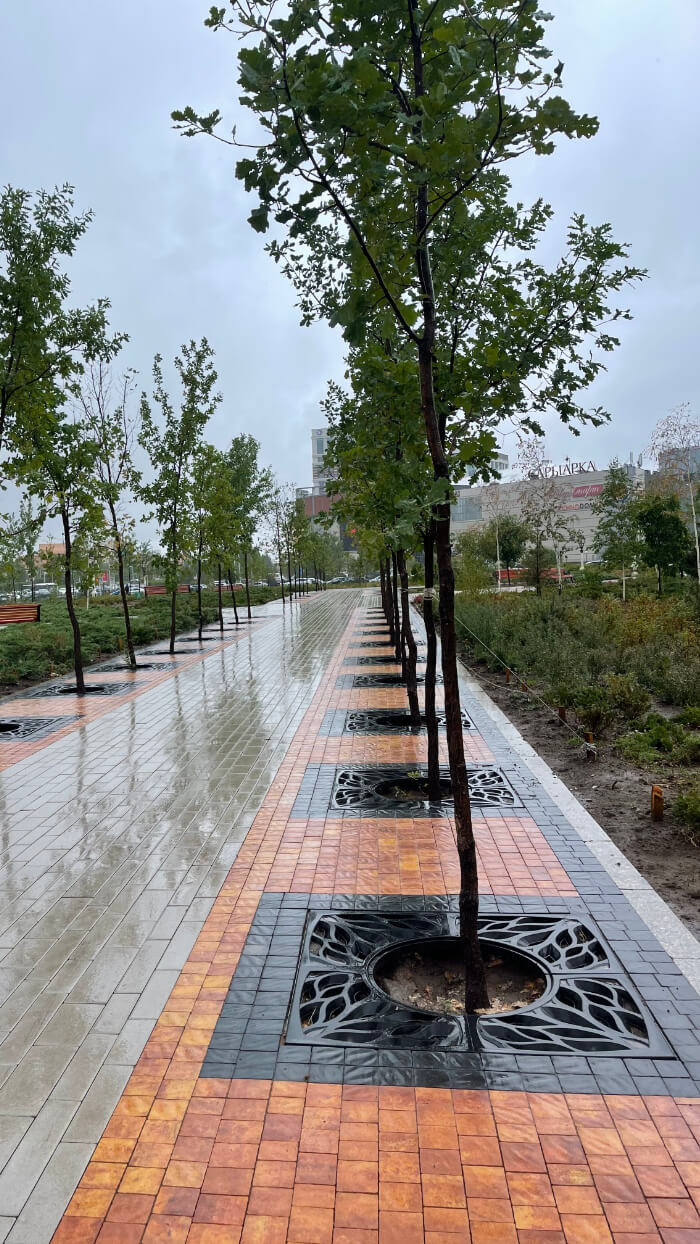 Приствольная решетка для дерева ZKING CRUST 1.2х1.2м Черная в Севастополе фото