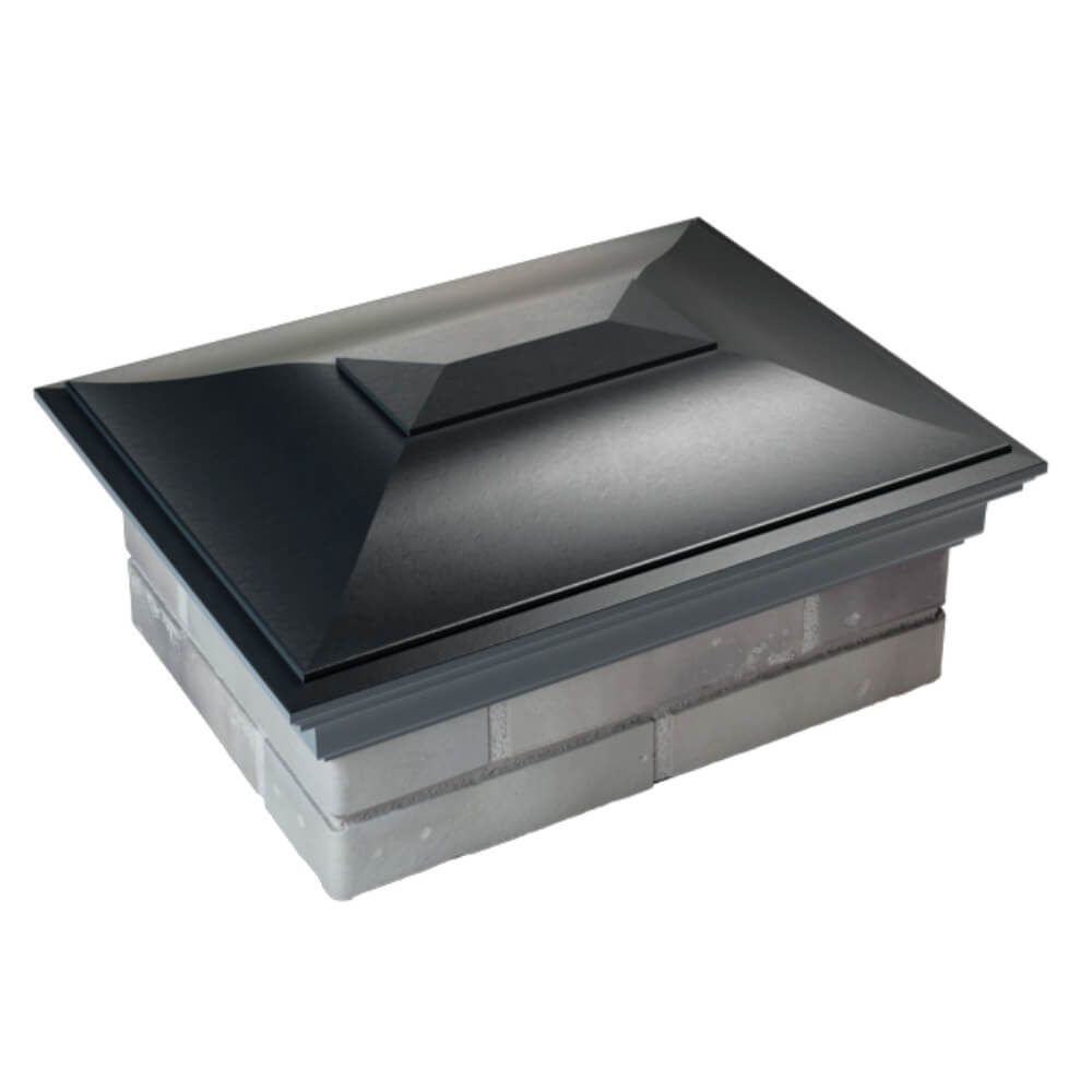 Колпак Zking Монблан Черный на столб 2х1.5 кирпича (515х385мм) Севастополь фото