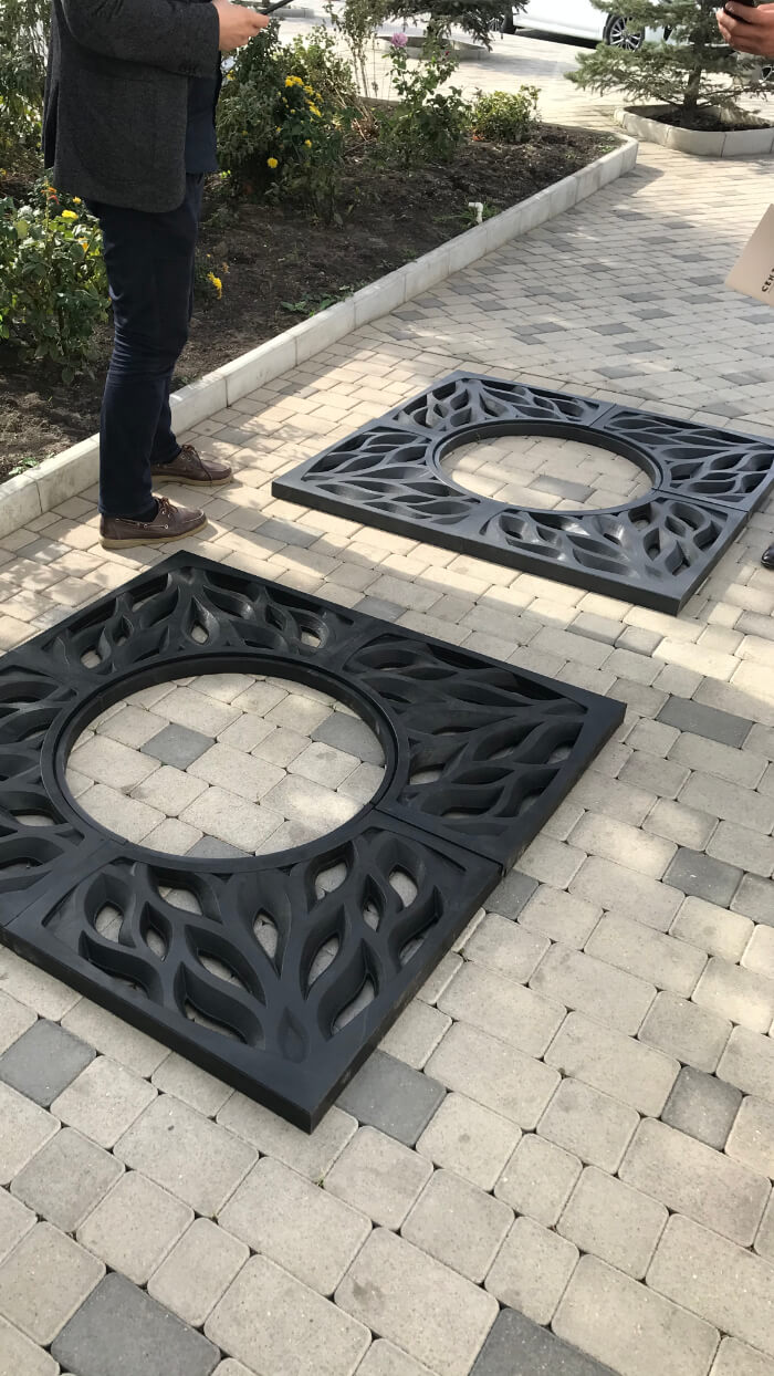 Приствольная решетка для дерева ZKING CRUST 1.2х1.2м Черная в Севастополе фото