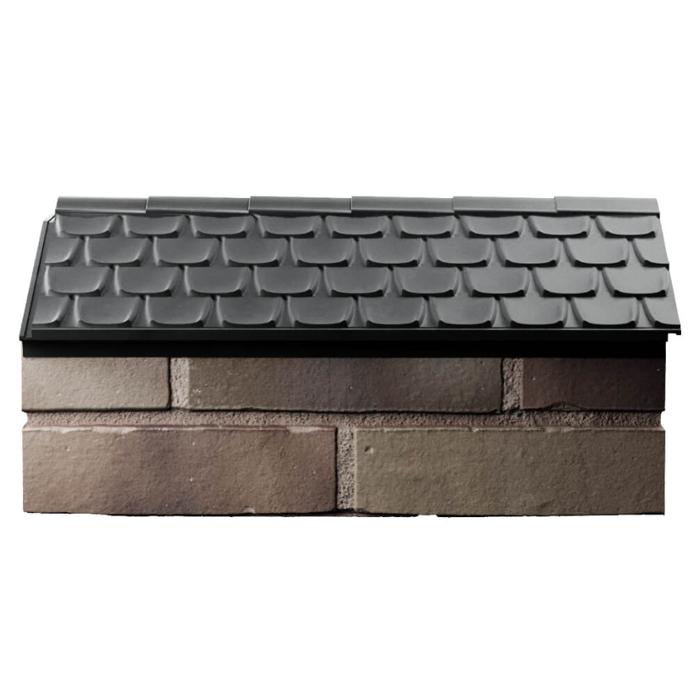Парапет Zking Эльбрус Серый с посадкой на 1 кирпич (255мм) в Севастополе фото