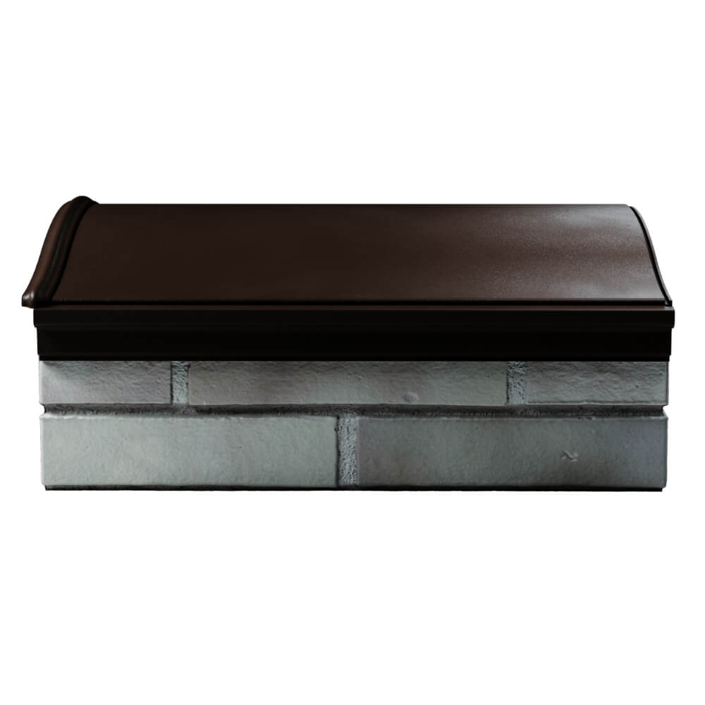 Парапет Zking Монблан Коричневый посадка на 1.5 кирпича (355/385мм) в Севастополе фото