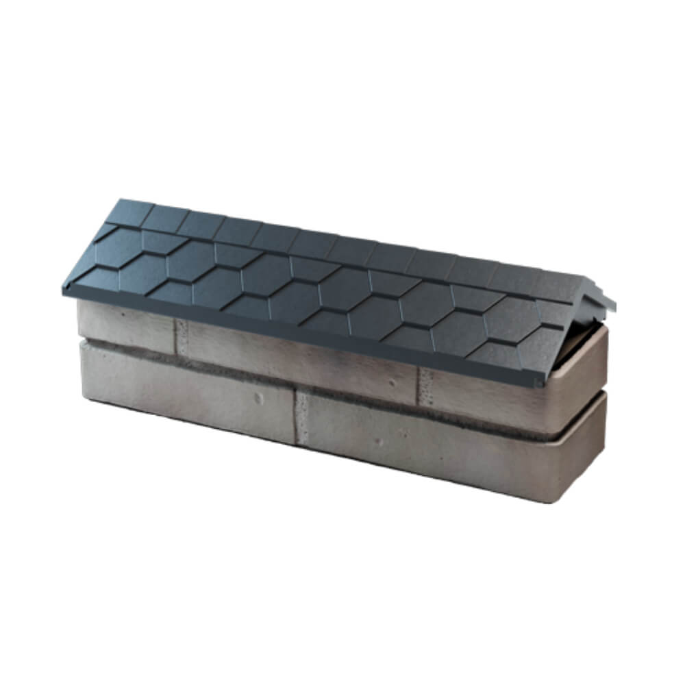 Парапет Zking Эверест Серый с посадкой на 0.5 кирпича (130мм) в Севастополе фото