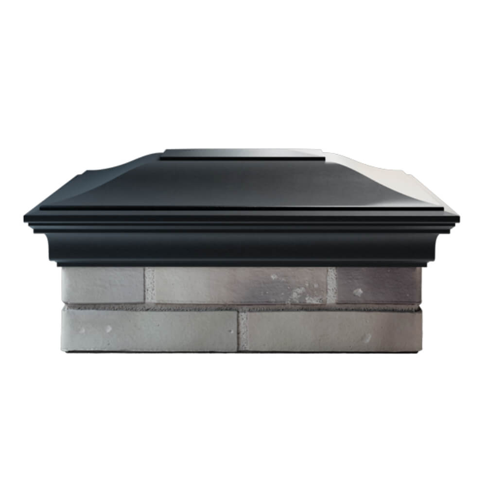 Колпак Zking Монблан Черный на столб 2х1.5 кирпича (515х385мм) в Севастополе фото