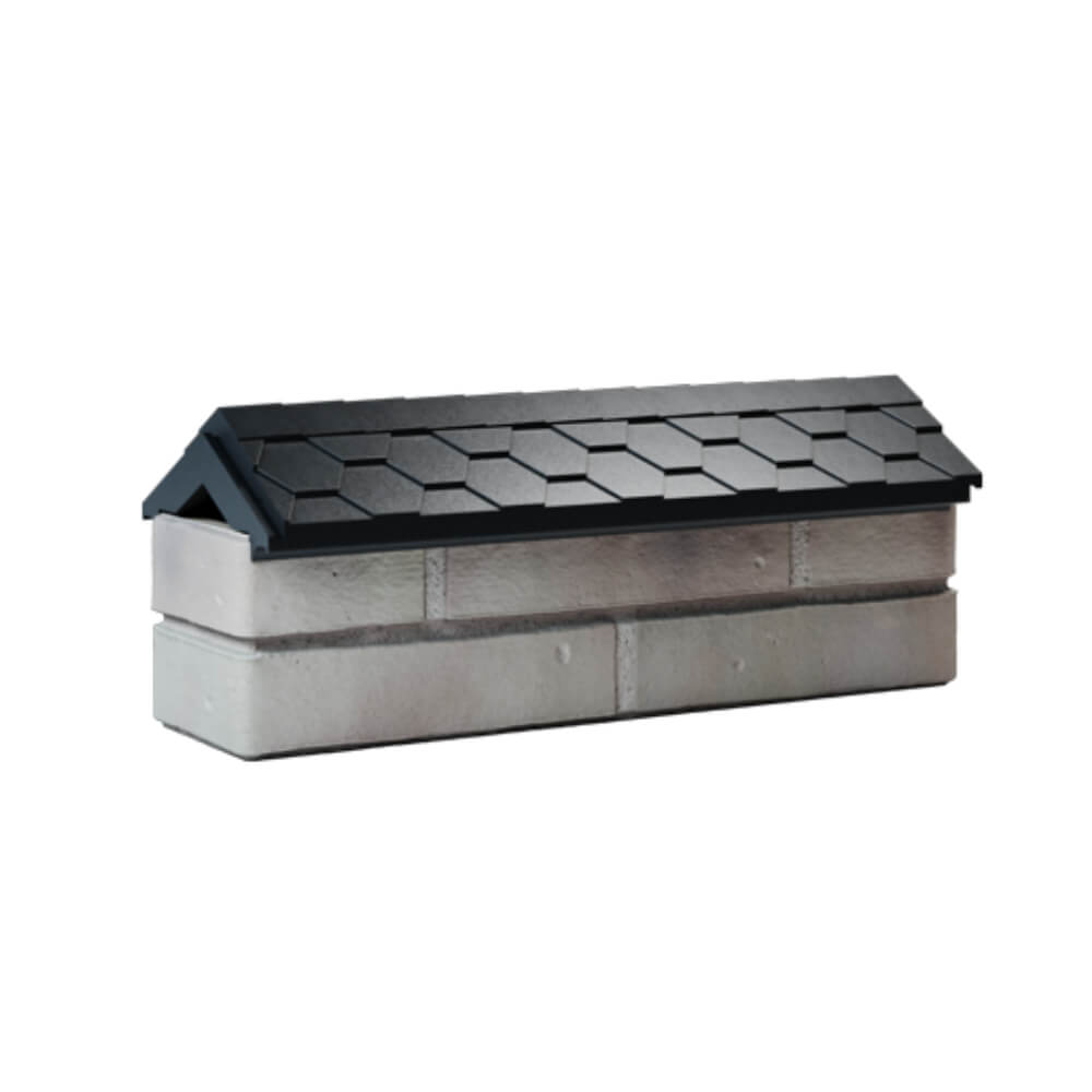 Парапет Zking Эверест Черный с посадкой на 0.5 кирпича (130мм) Севастополь фото