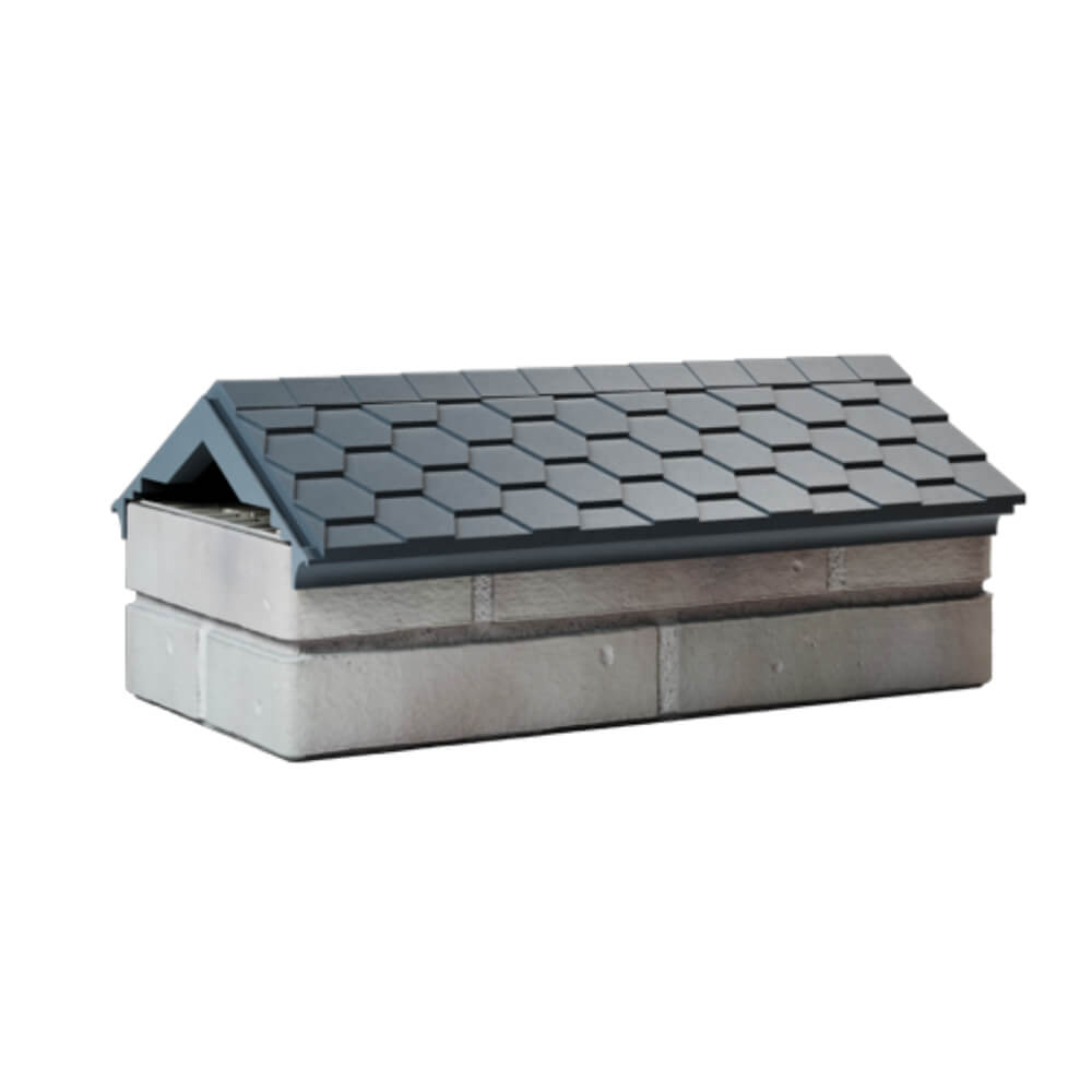 Парапет Zking Эверест Серый с посадкой на 1 кирпич (200/225/255мм) Севастополь фото