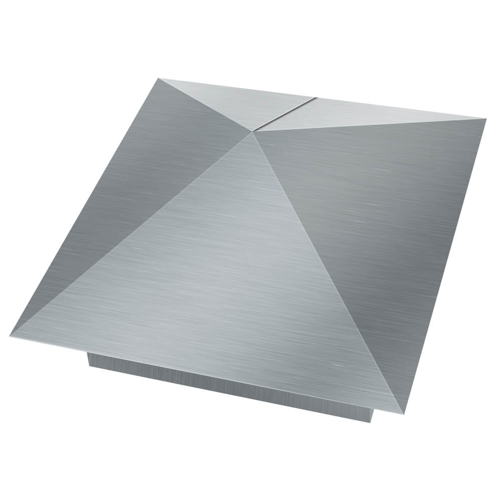 Колпак металлический 380х380мм оцинкованный заборный Севастополь фото