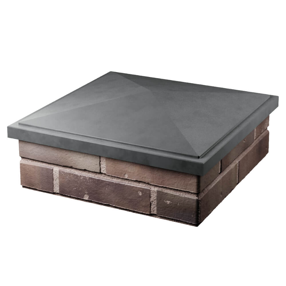 Колпак Zking БонаМоно Серый на столб 2х2 кирпича (515х515, 530х530мм) в Севастополе фото