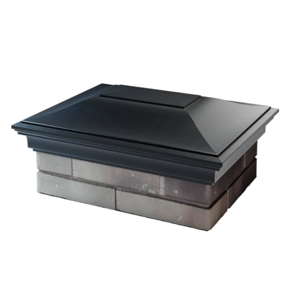 Колпак Zking Монблан Черный на столб 2х1.5 кирпича (515х385мм) в Севастополе фото