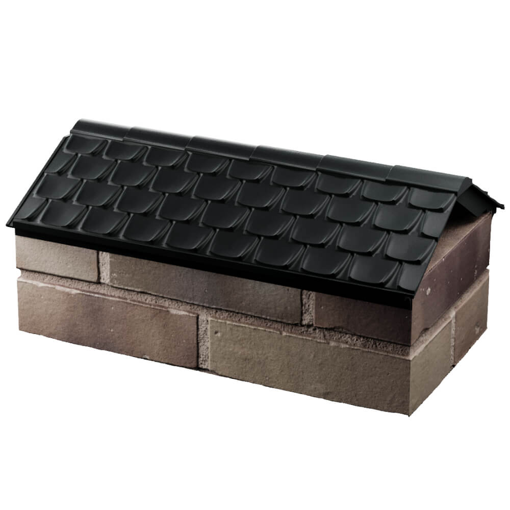 Парапет Zking Эльбрус Черный с посадкой на 1 кирпич (255мм) в Севастополе фото