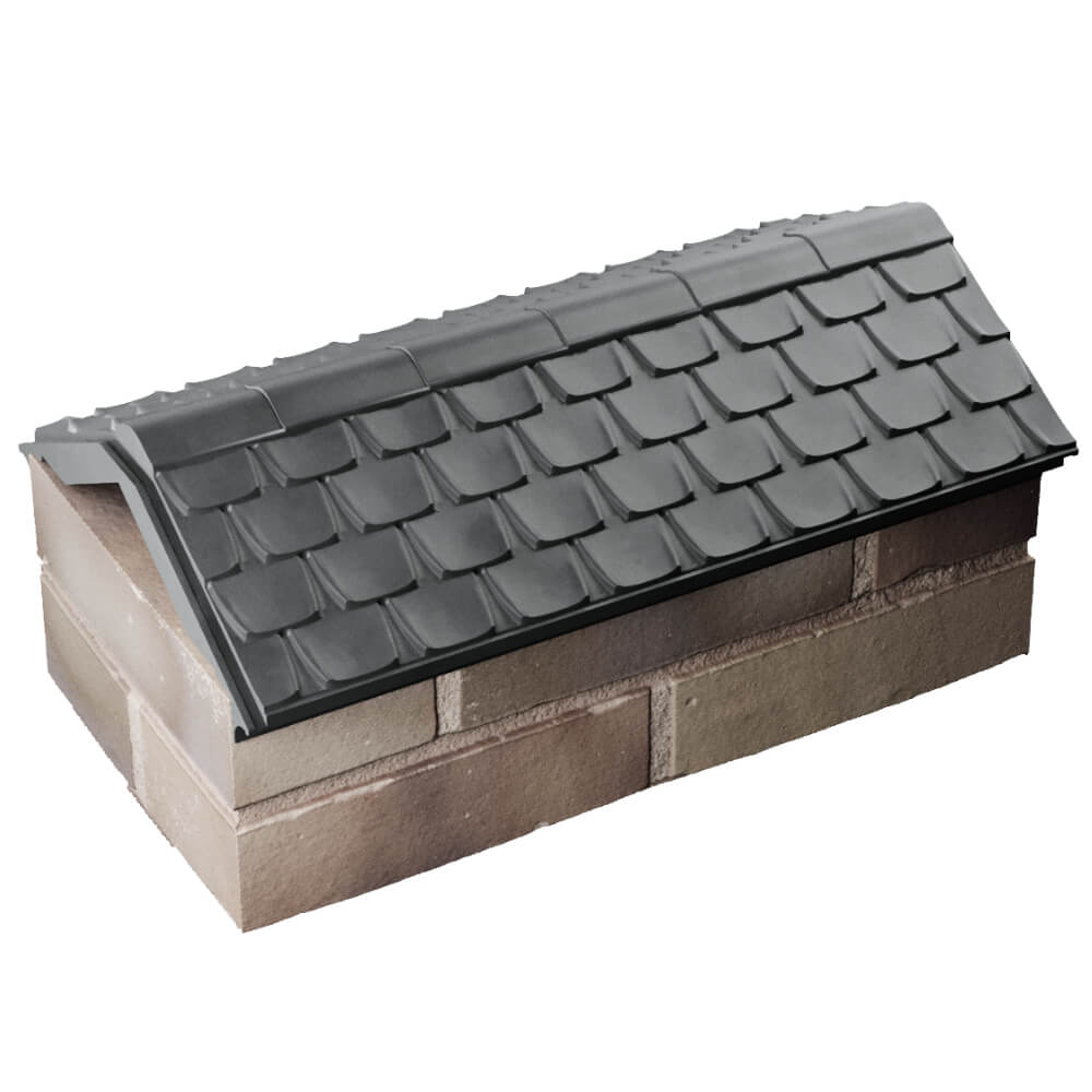 Парапет Zking Эльбрус Серый с посадкой на 1 кирпич (255мм) в Севастополе фото