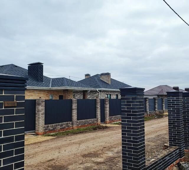 Колпак Zking Бона ХайТек Серый на столб 1.5х1.5 кирпича (385х385мм) в Севастополе фото