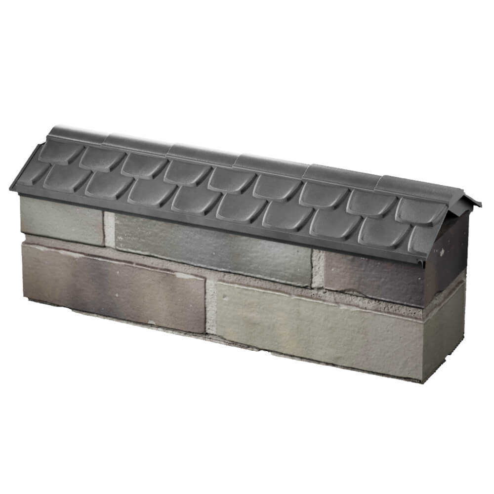 Парапет Zking Эльбрус Серый с посадкой на 0.5 кирпича (130мм) в Севастополе фото