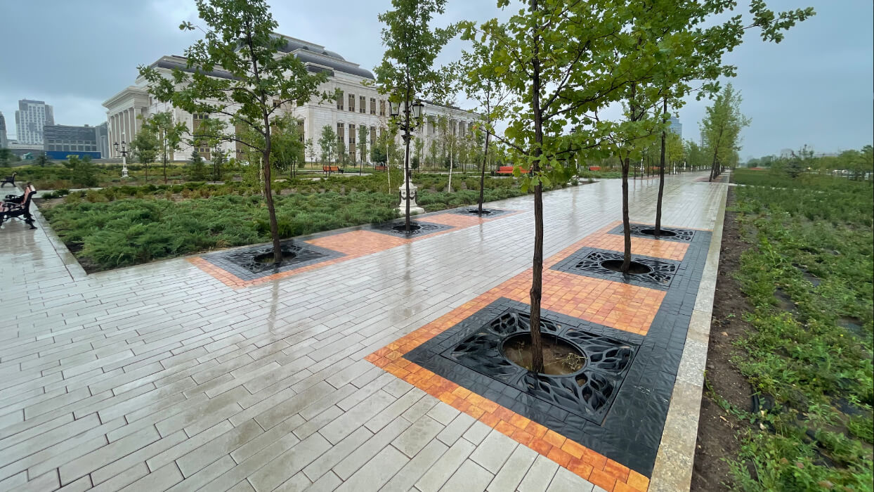 Приствольная решетка для дерева ZKING CRUST 1.2х1.2м Черная в Севастополе фото