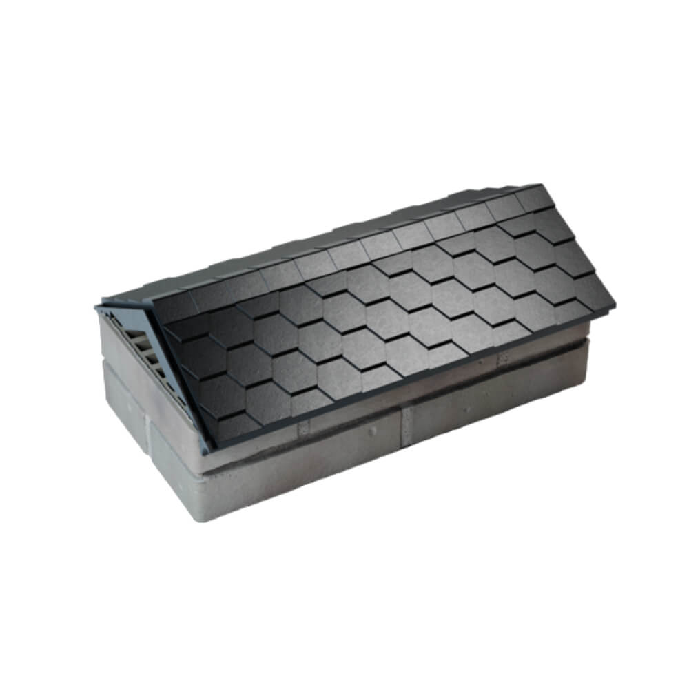 Парапет Zking Эверест Черный с посадкой на 1 кирпич (200/225/255мм) в Севастополе фото