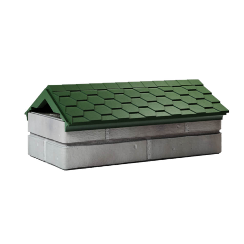 Парапет Zking Эверест Зеленый с посадкой на 1 кирпич (200/225/255мм) Севастополь фото