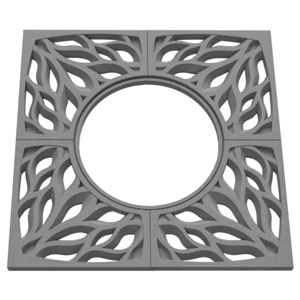 Приствольная решетка для дерева ZKING CRUST 1.2х1.2м Серая в Севастополе фото