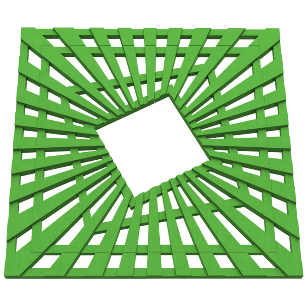 Приствольная решетка для дерева ZKING ATMOSPHERE 1.2х1.2м Зеленая в Севастополе фото