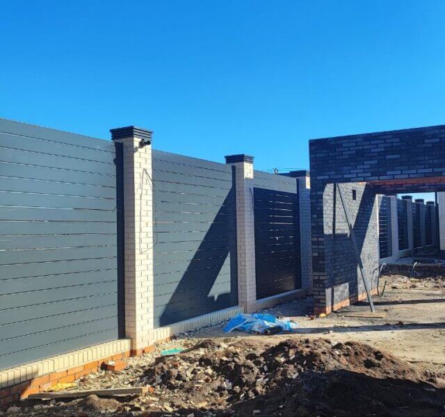 Колпак Zking Бона ХайТек Серый на столб 1.5х1.5 кирпича (385х385мм) в Севастополе фото