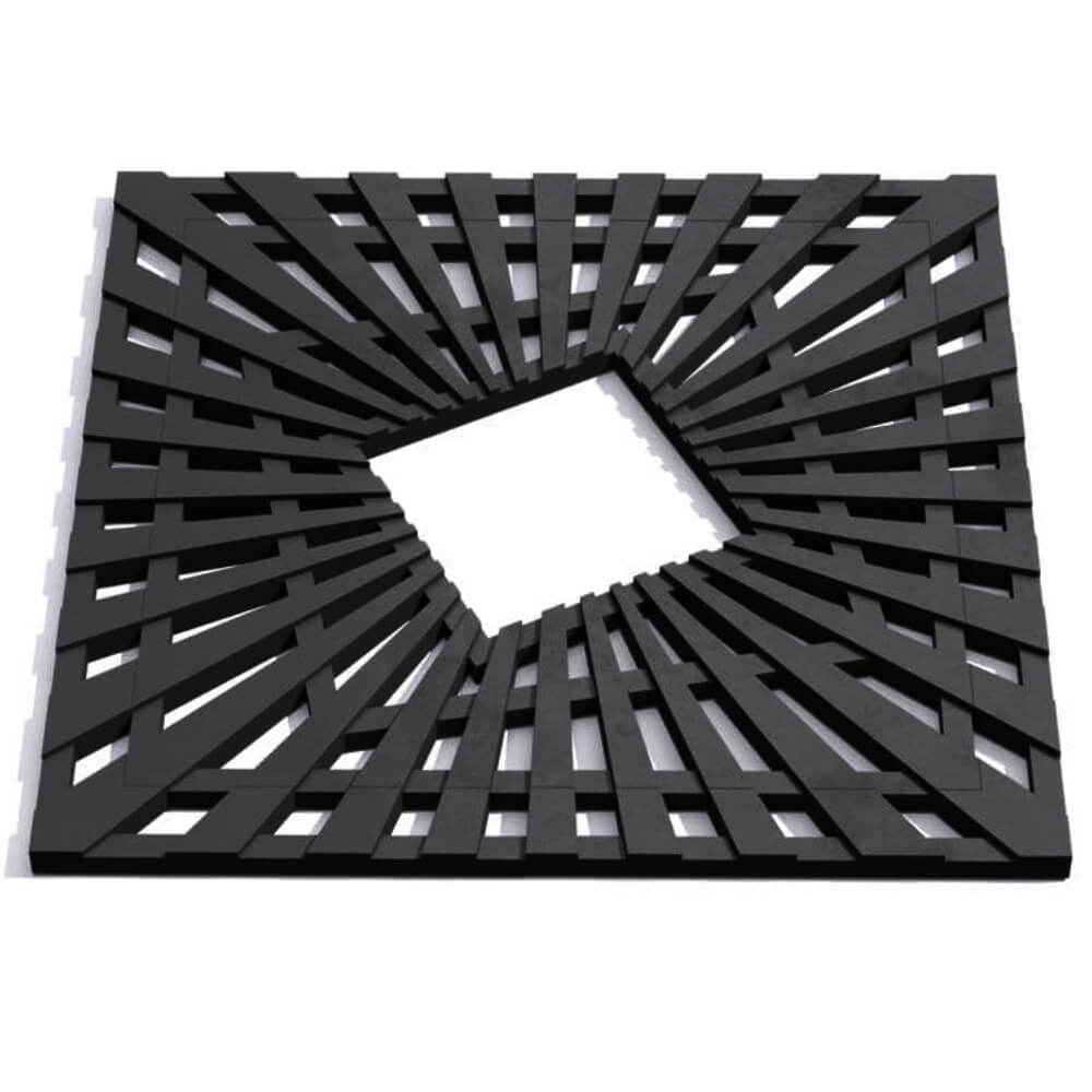 Приствольная решетка для дерева ZKING ATMOSPHERE 1.2х1.2м Черная Севастополь фото