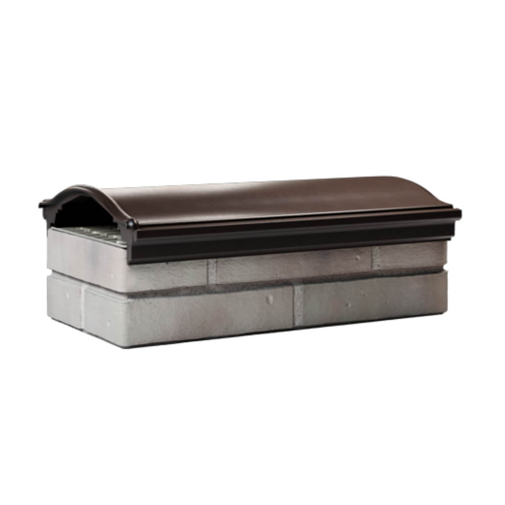 Парапет Zking Монблан Коричневый посадка на 1 кирпич (200/225/255мм) Севастополь фото