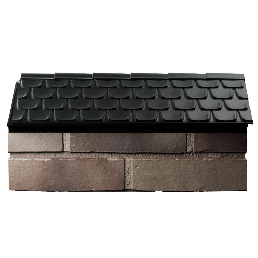 Парапет Zking Эльбрус Черный с посадкой на 1 кирпич (255мм) в Севастополе фото
