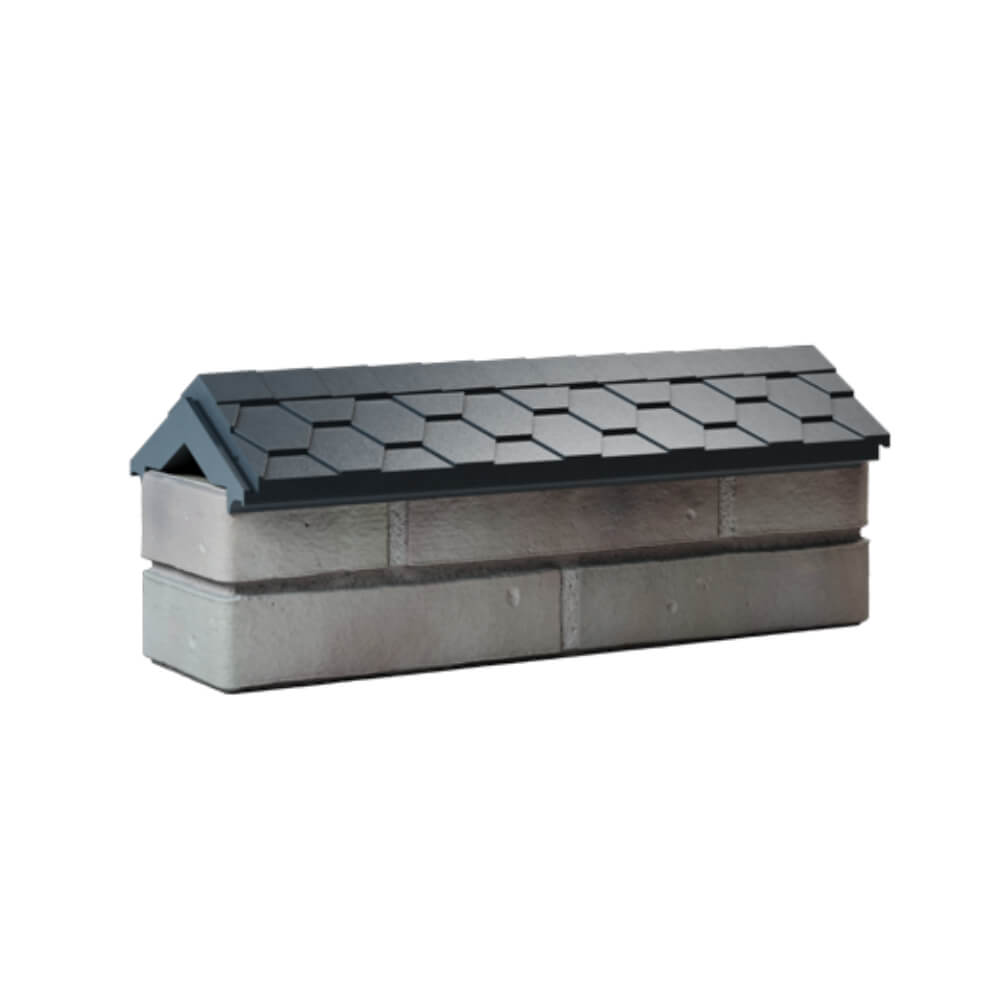 Парапет Zking Эверест Серый с посадкой на 0.5 кирпича (130мм) Севастополь фото