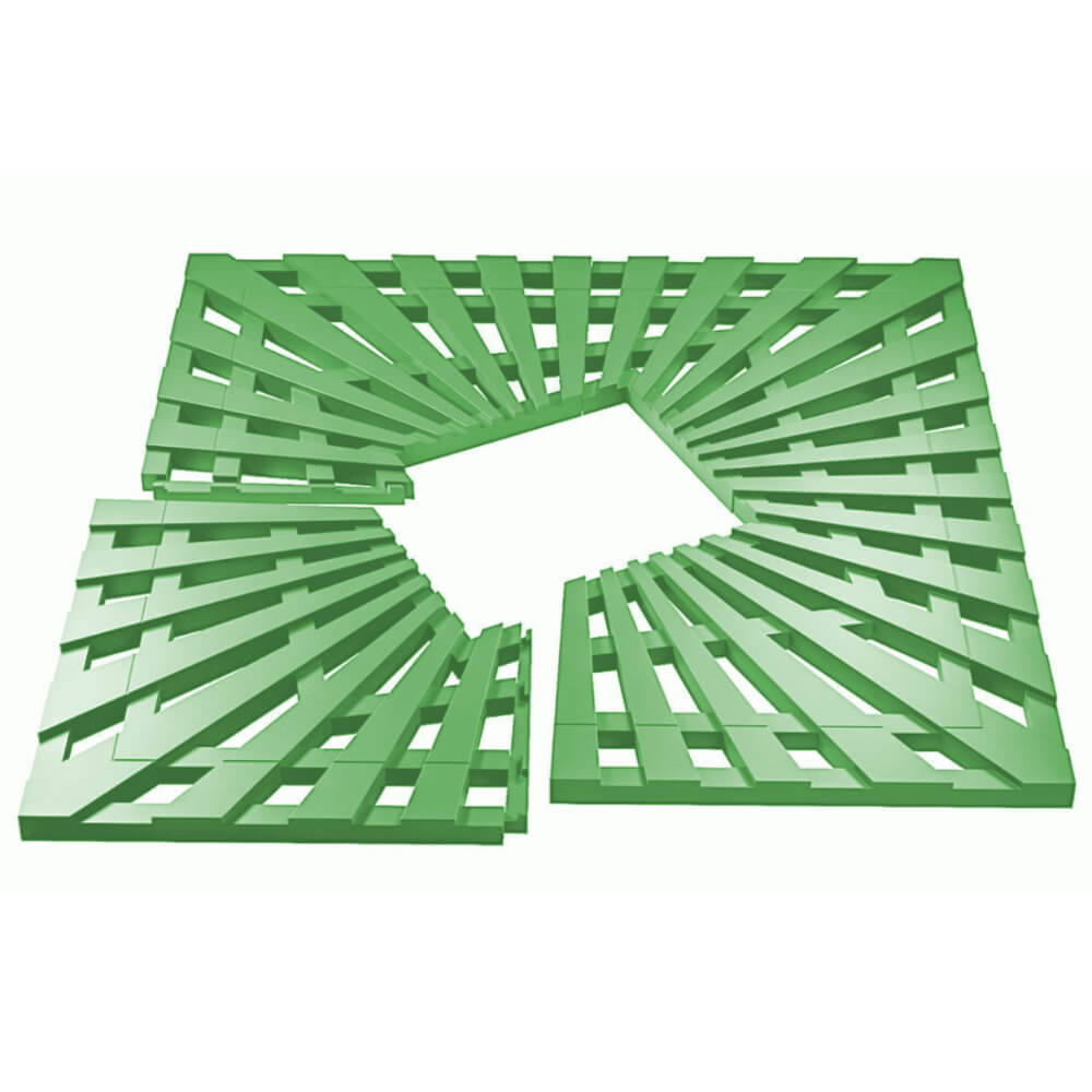 Приствольная решетка для дерева ZKING ATMOSPHERE 1.2х1.2м Зеленая в Севастополе фото