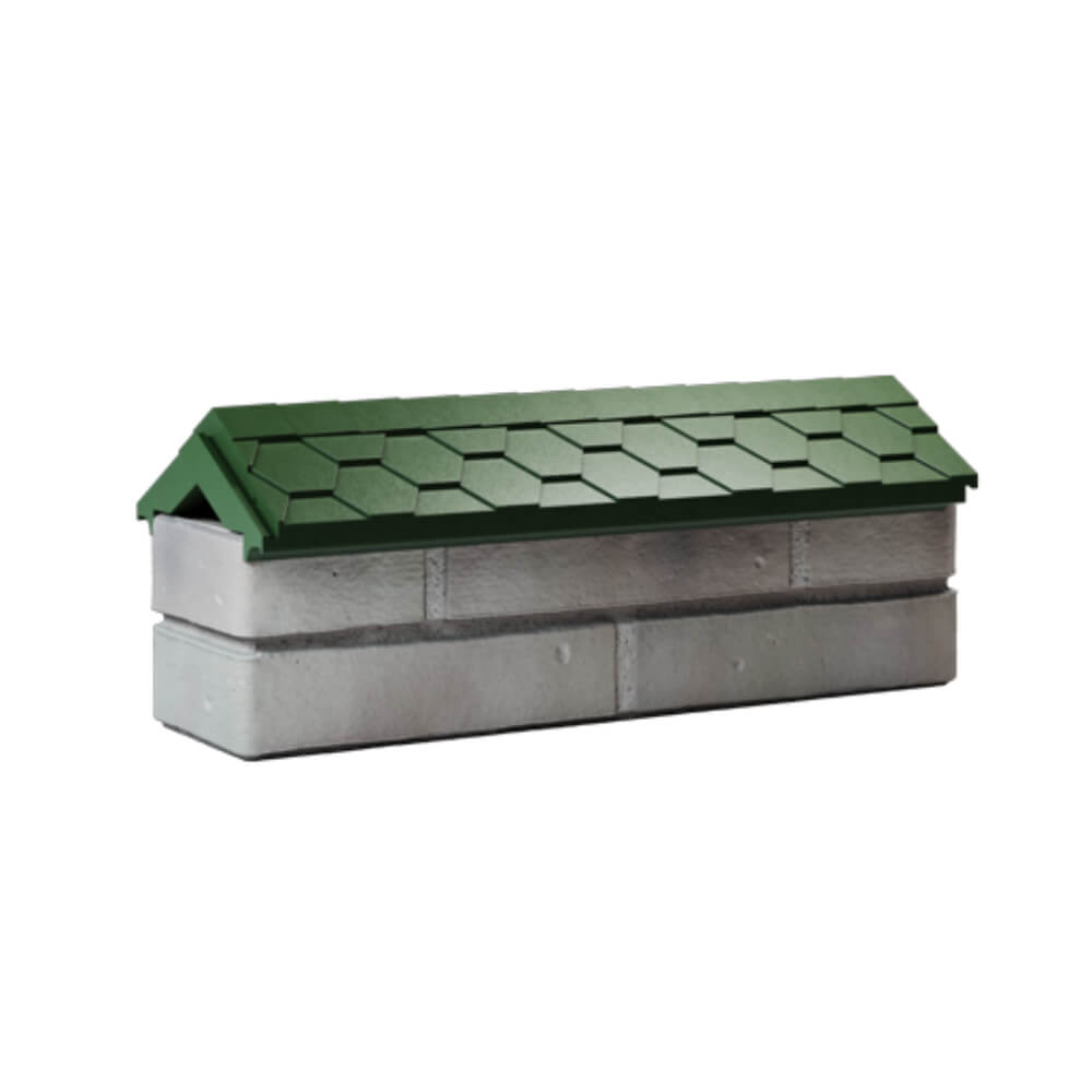 Парапет Zking Эверест Зеленый с посадкой на 0.5 кирпича (130мм) Севастополь фото