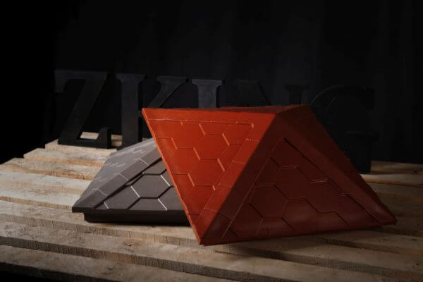 Колпак Zking Эверест Красный на столб 1.5х1.5 кирпича (390х390мм) в Севастополе фото