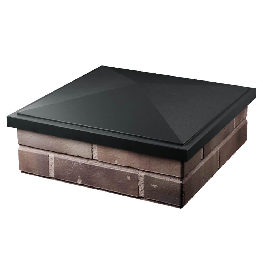 Колпак Zking БонаМоно Черный на столб 2х2 кирпича (515х515, 530х530мм) в Севастополе фото