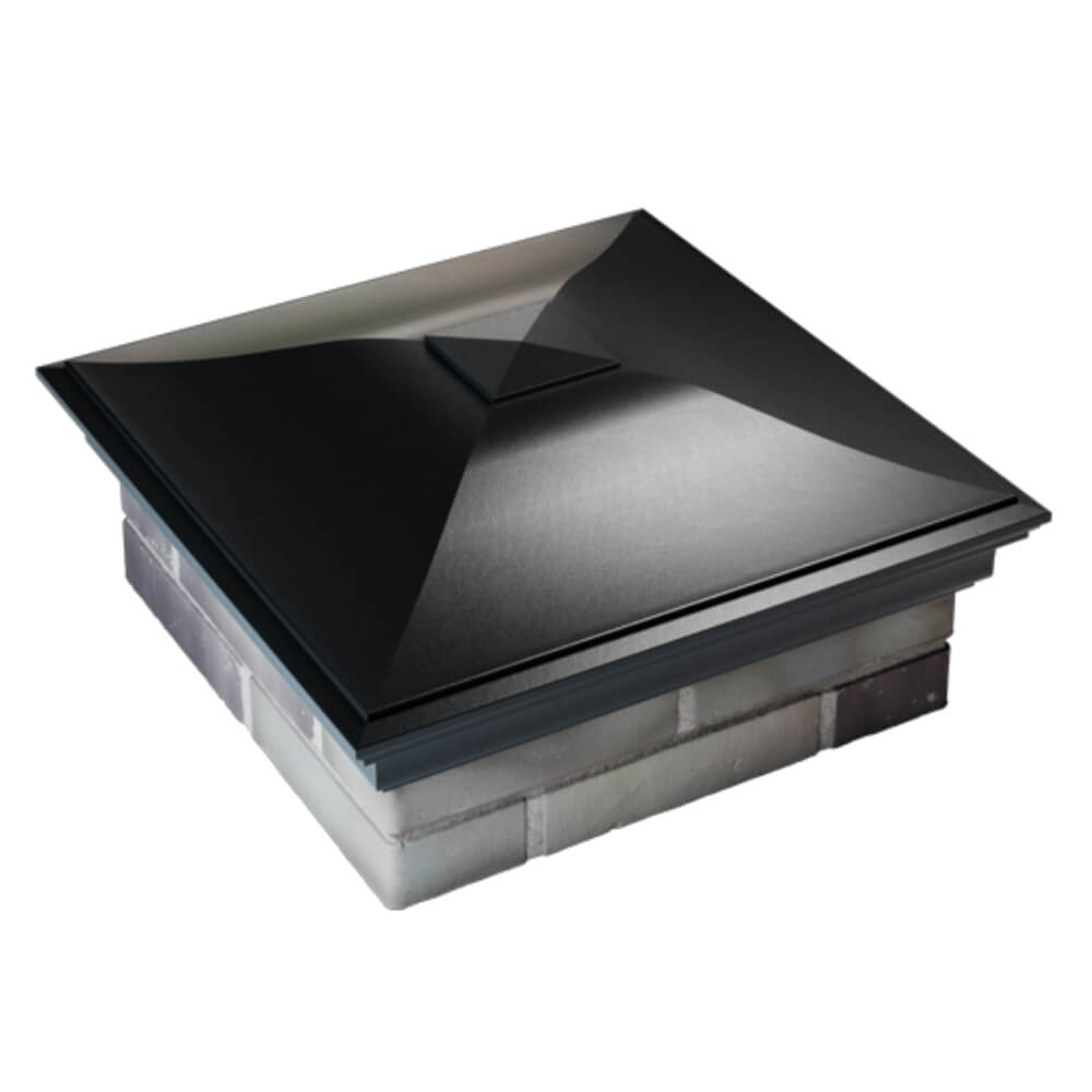 Колпак Zking Монблан Черный на столб 2х2 кирпича (515х515мм) Севастополь фото