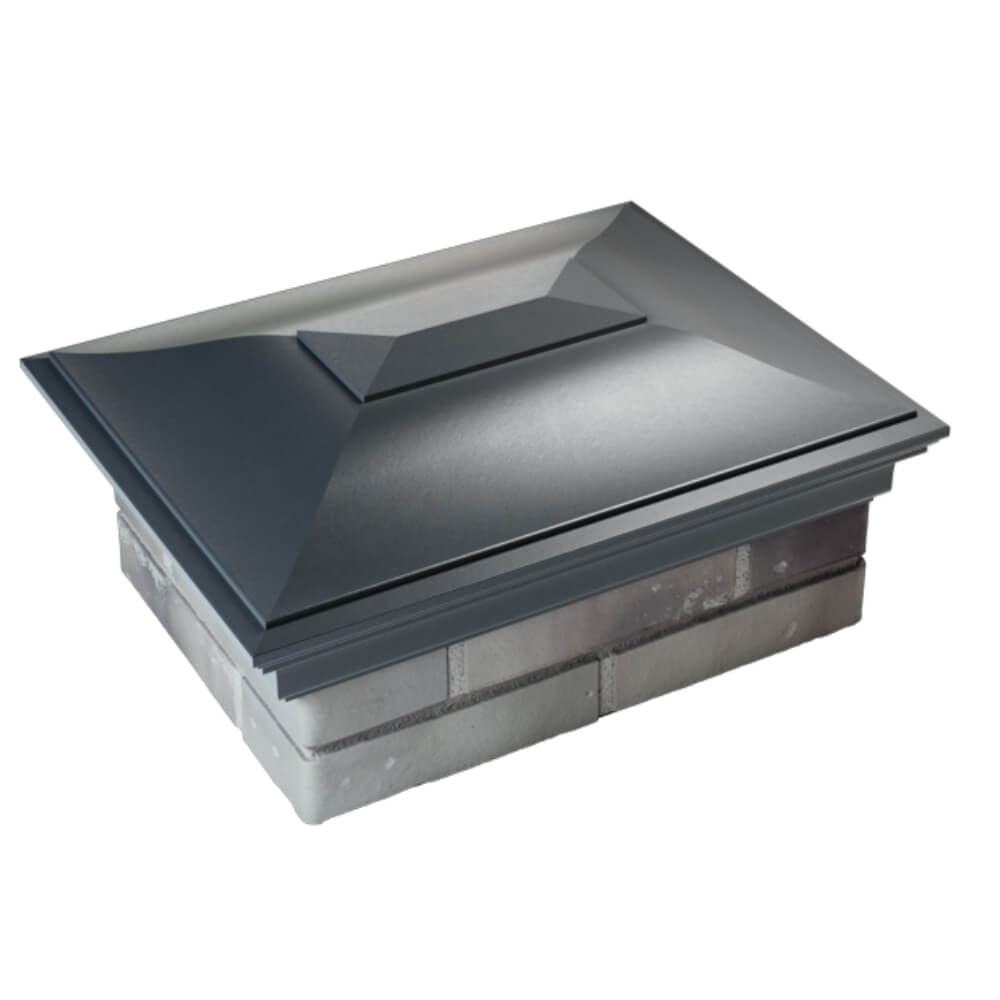 Колпак Zking Монблан Серый на столб 2х1.5 кирпича (515х385мм) Севастополь фото