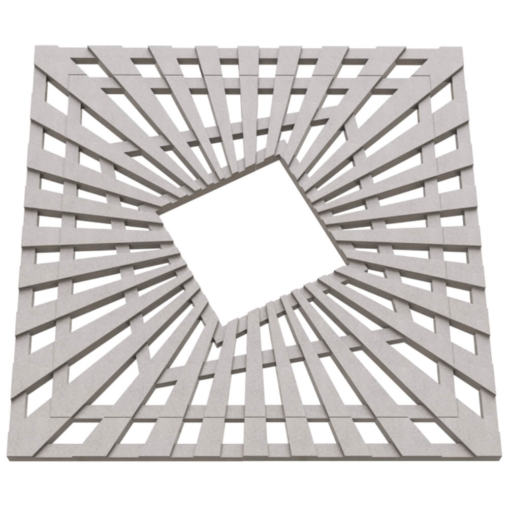 Приствольная решетка для дерева ZKING ATMOSPHERE 1.2х1.2м Бежевая в Севастополе фото