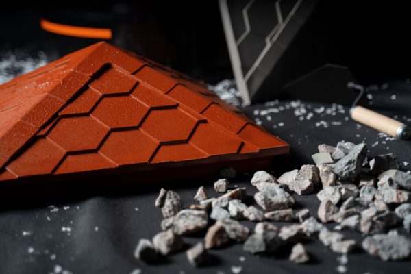 Колпак Zking Эверест Красный на столб 1.5х1.5 кирпича (390х390мм) в Севастополе фото