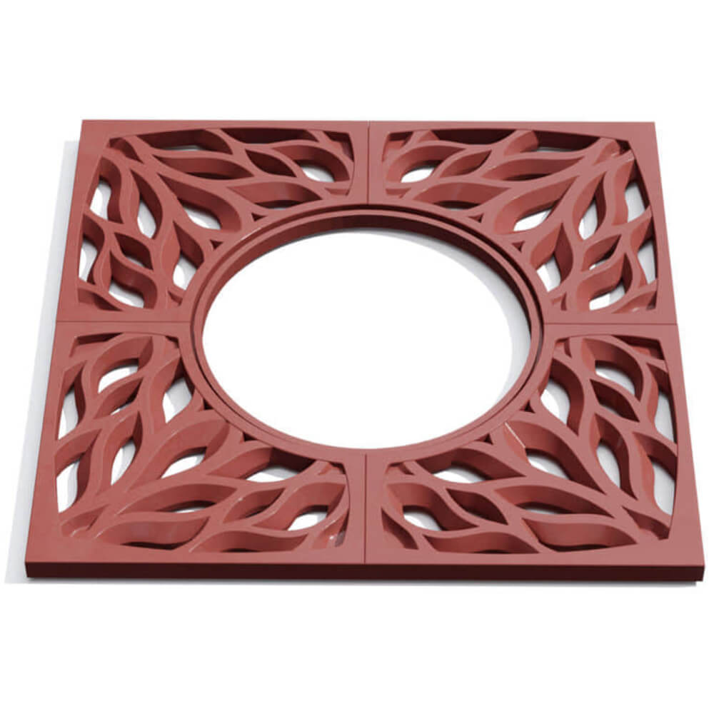 Приствольная решетка для дерева ZKING CRUST 1.2х1.2м Красная Севастополь фото