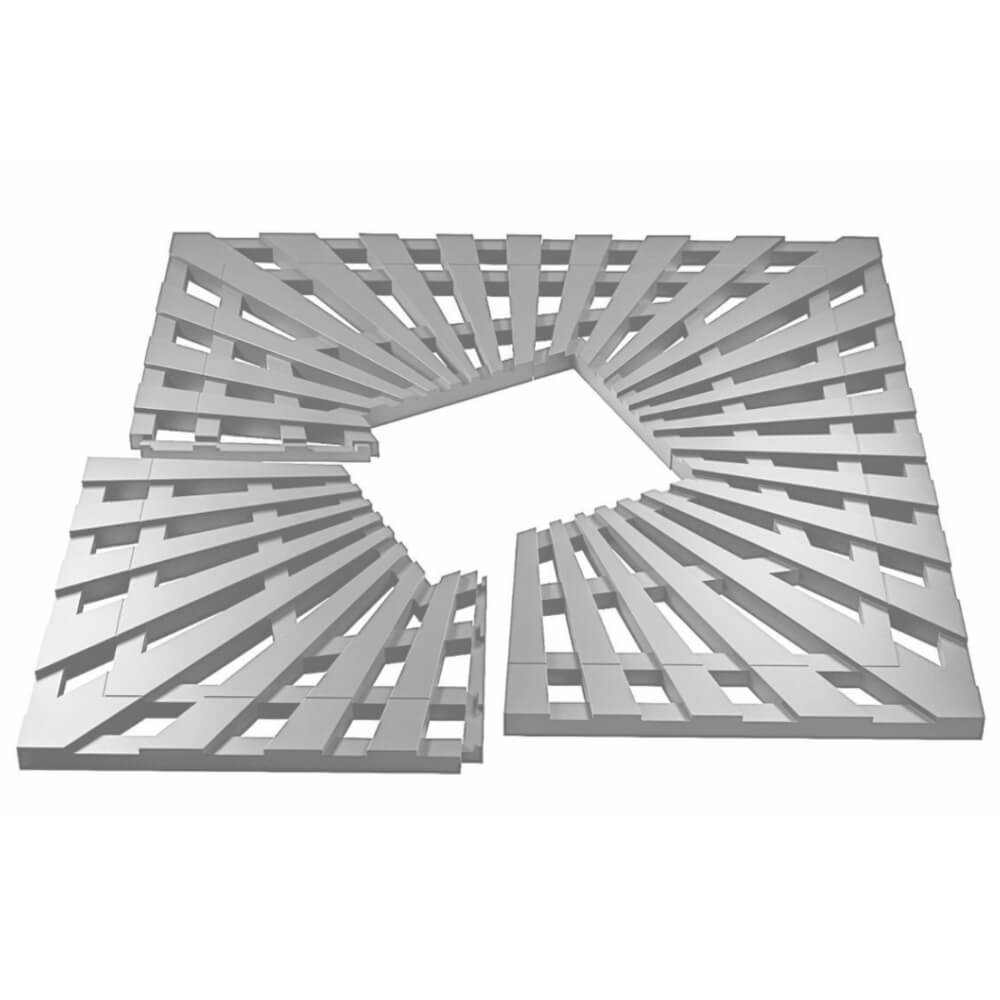 Приствольная решетка для дерева ZKING ATMOSPHERE 1.2х1.2м Бежевая в Севастополе фото