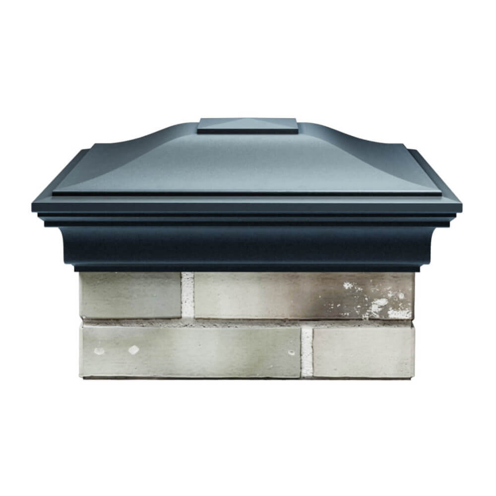 Колпак Zking Монблан Серый на столб 1.5х1.5 еврокирпича 0.7НФ (355х355мм) Севастополь фото