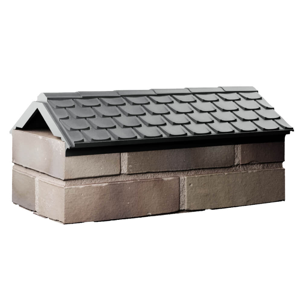 Парапет Zking Эльбрус Серый с посадкой на 1 кирпич (255мм) Севастополь фото