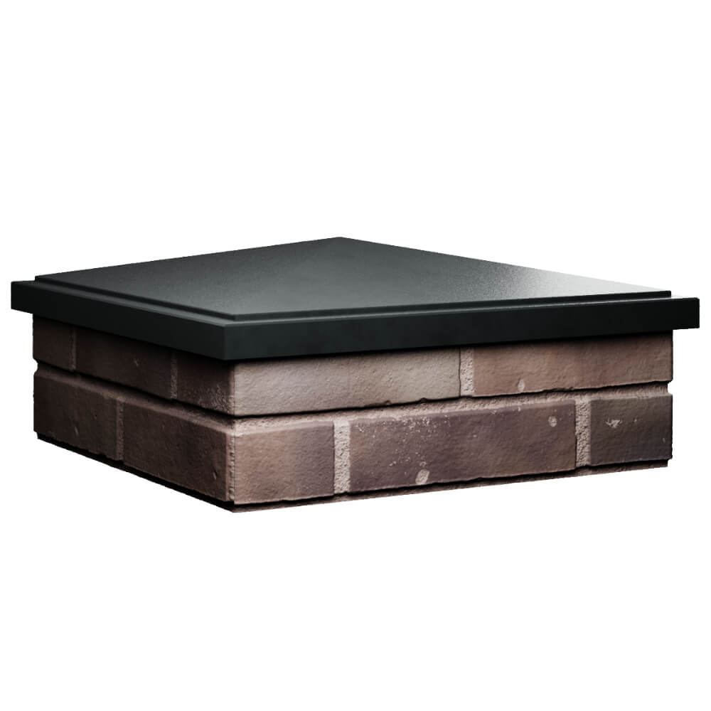 Колпак Zking БонаМоно Черный на столб 2х2 кирпича (515х515, 530х530мм) в Севастополе фото