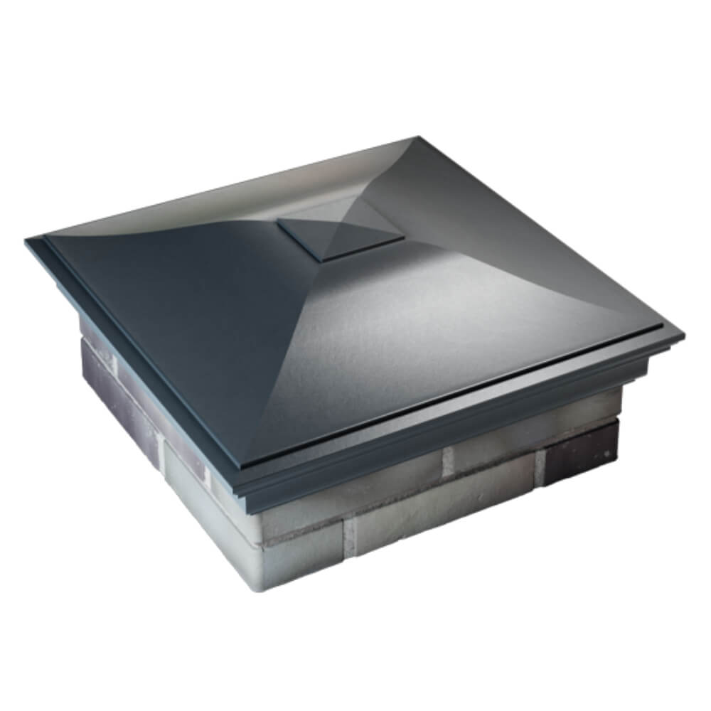 Колпак Zking Монблан Серый на столб 2х2 кирпича (515х515мм) Севастополь фото