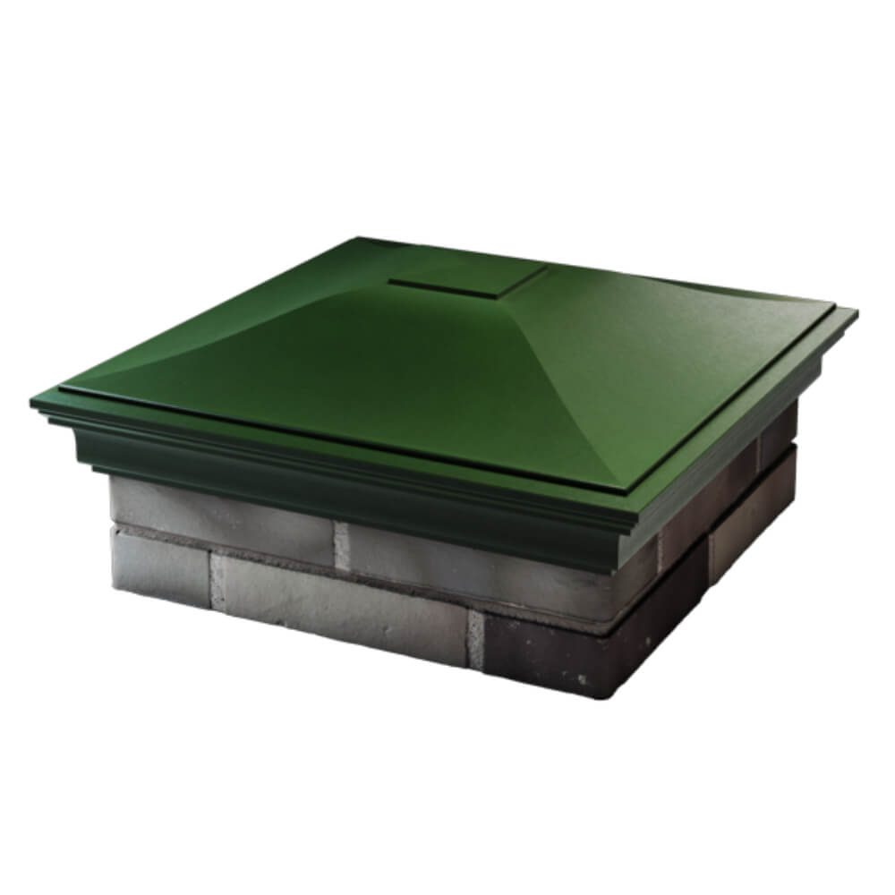 Колпак Zking Монблан Зеленый на столб 2х2 кирпича (515х515мм) в Севастополе фото