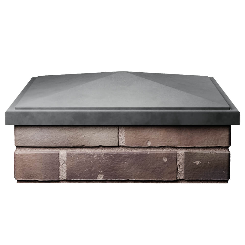 Колпак Zking БонаМоно Серый на столб 2х2 кирпича (515х515, 530х530мм) Севастополь фото